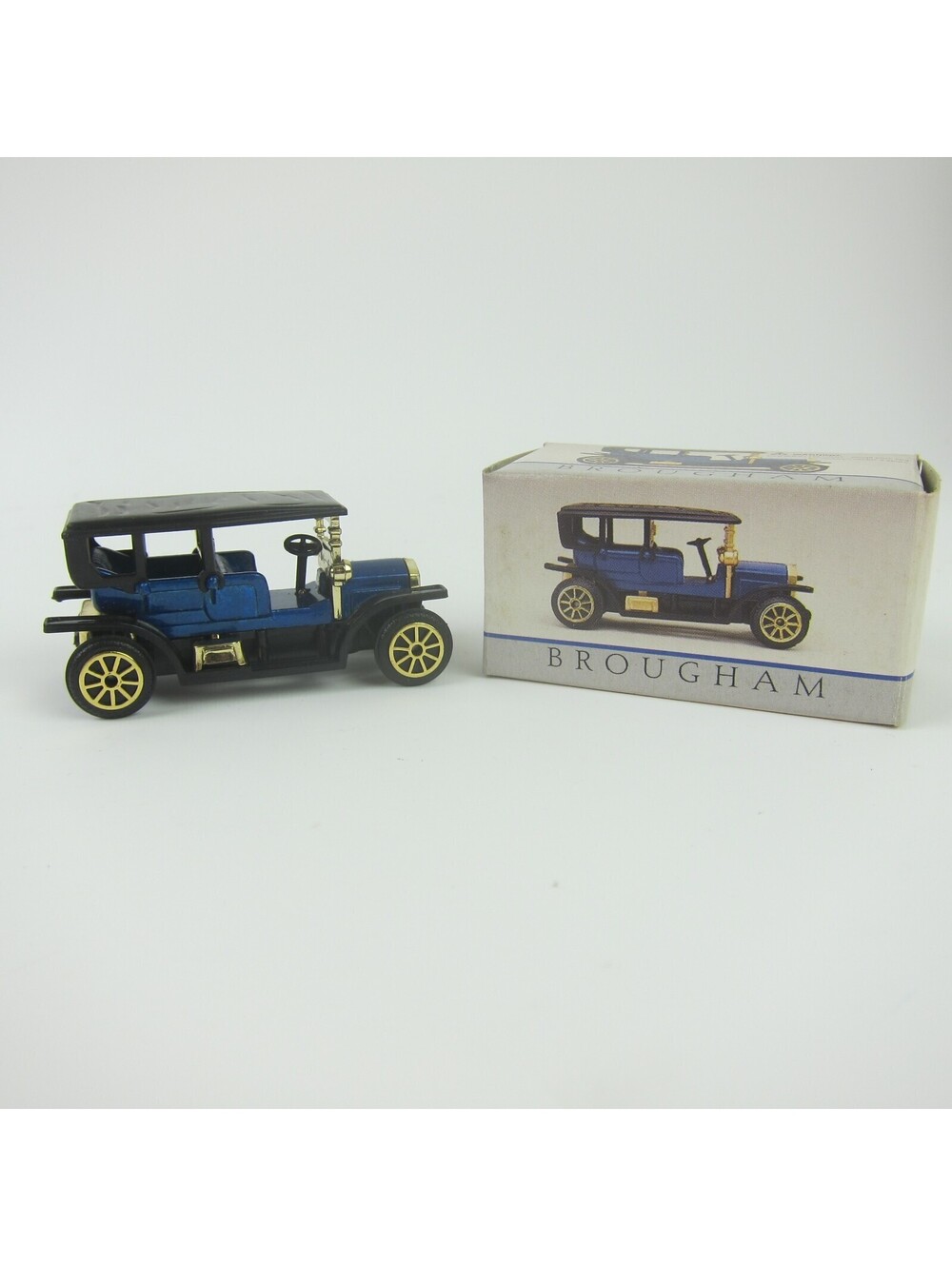 Mini Die-cast Antique Car Brougham #214 with Box Readers Digest Vintage 1984